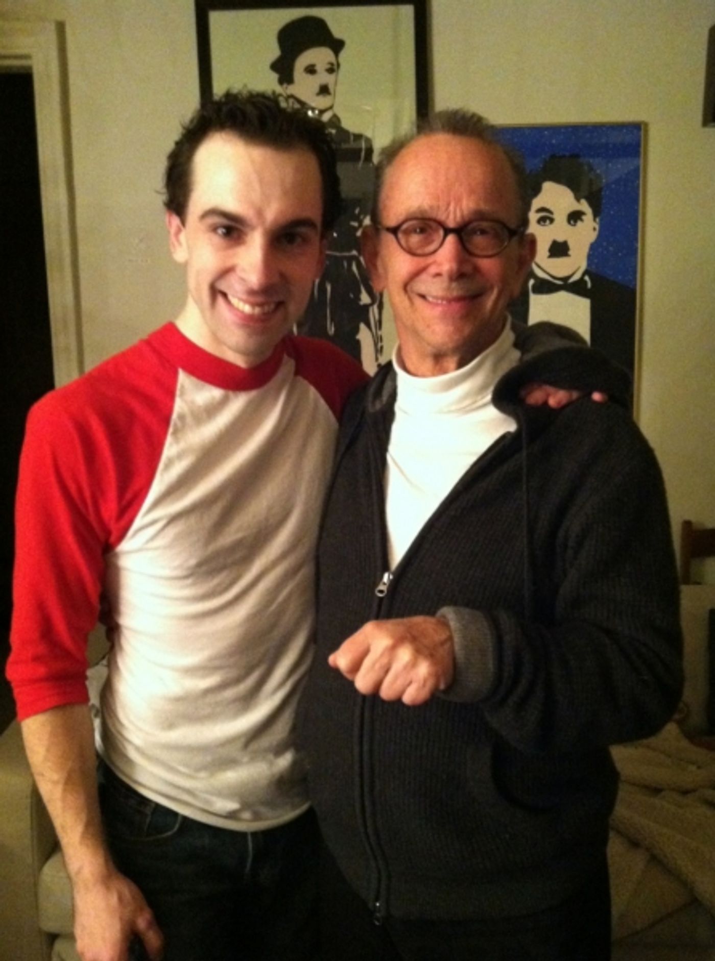 Photo Flash: Joel Grey Visits CHAPLIN!  Image