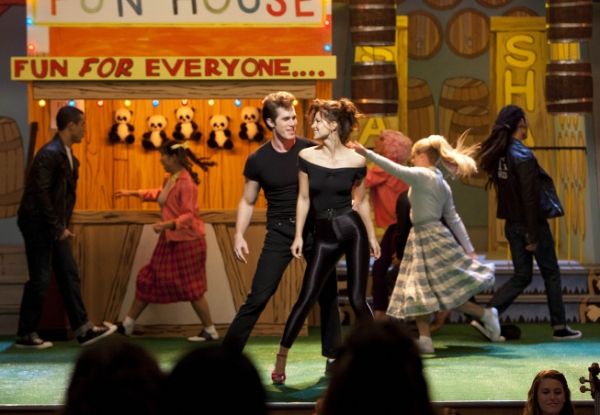 GLEE: The glee club performs a musical in the "Glease" episode of GLEE airi Photo