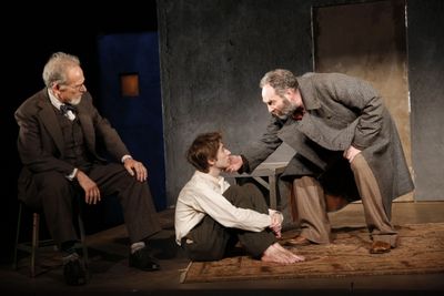 Ron Rifkin, Noah Robbins, and Daniel Oreskes in The Twenty-Seventh Man, written by Na Photo