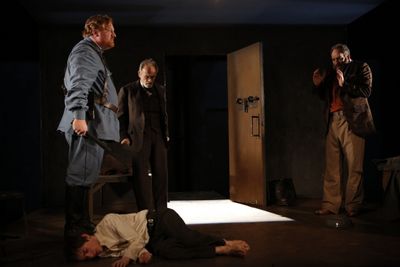 Happy Anderson, Noah Robbins, Ron Rifkin, and Daniel Oreskes in The Twenty-Seventh Ma Photo