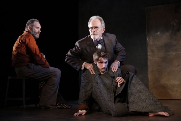 Daniel Oreskes, Ron Rifkin, and Noah Robbins in The Twenty-Seventh Man, written by Na Photo
