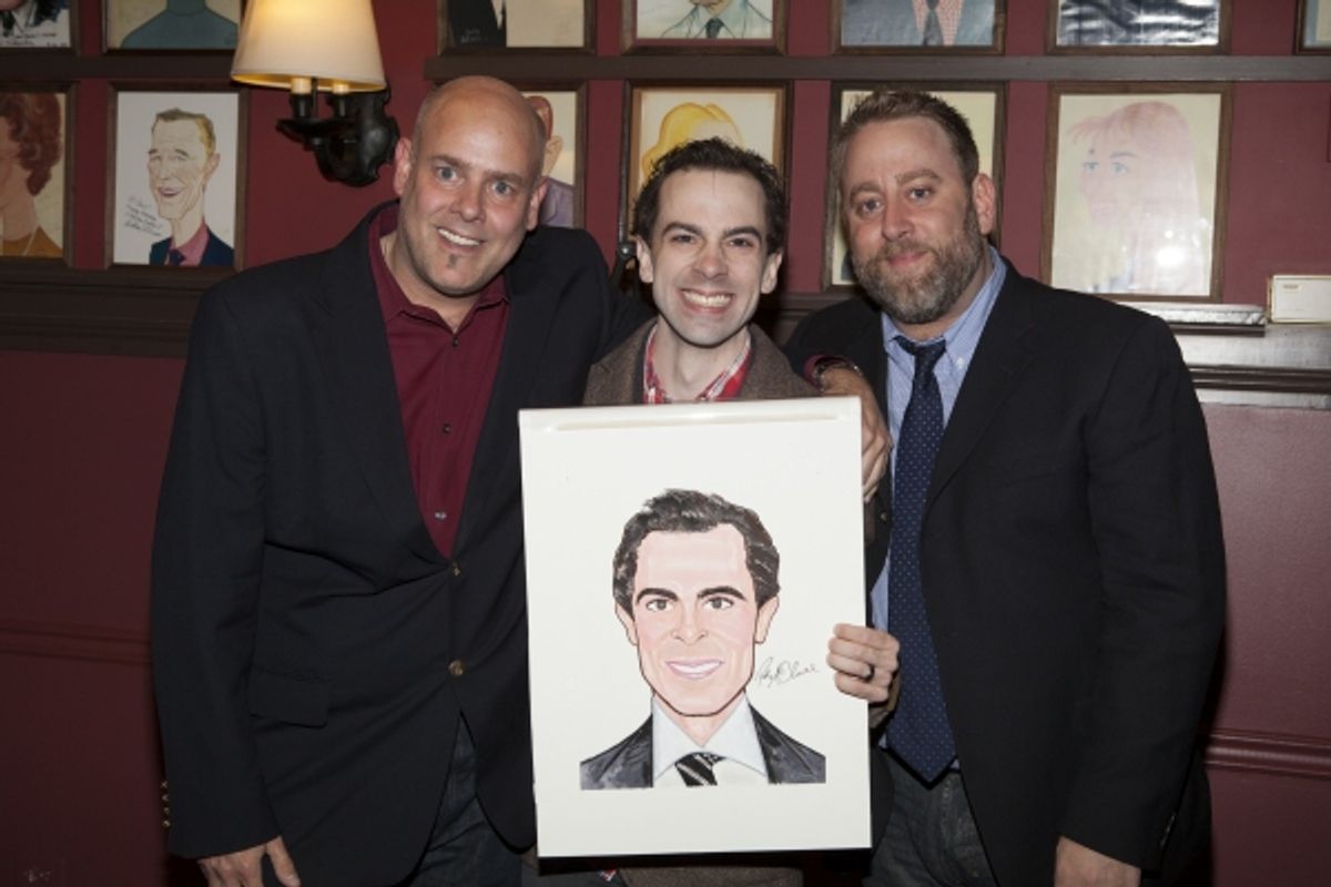 Pete Kaiser, Rob McClure and Jed Abrahams at 