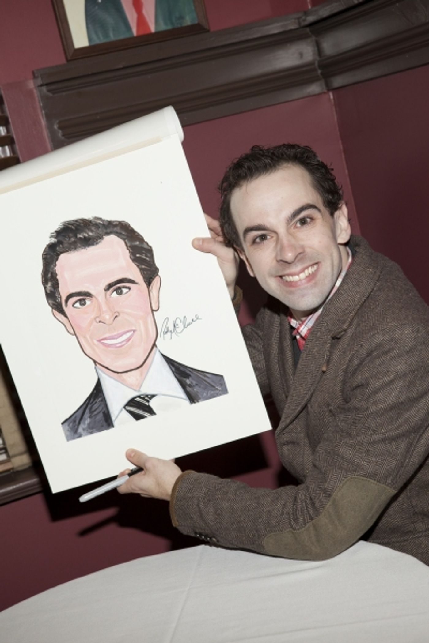 Photo Coverage: CHAPLIN's Rob McClure Receives a Portrait at Sardi's  Image