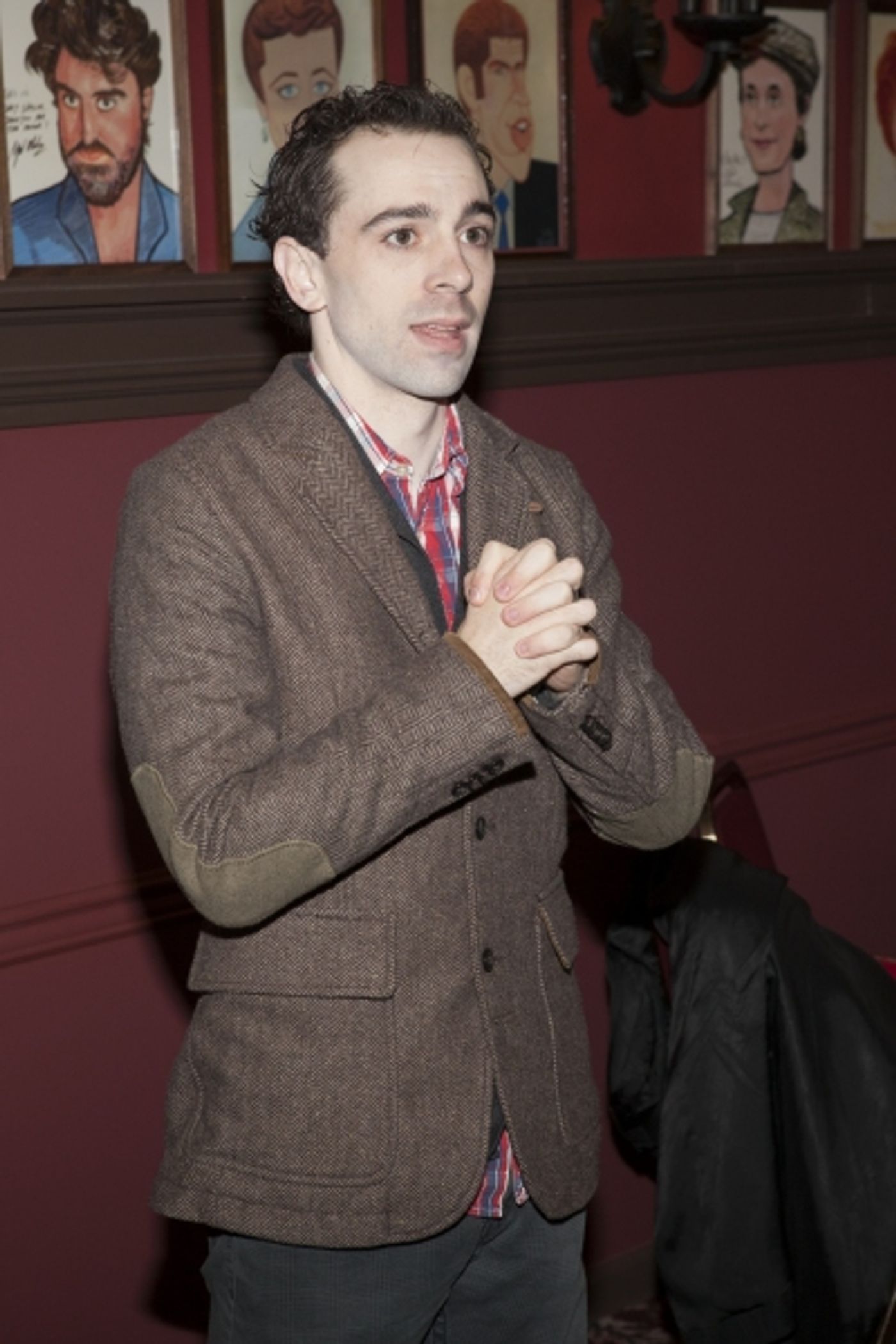 Photo Coverage: CHAPLIN's Rob McClure Receives a Portrait at Sardi's  Image