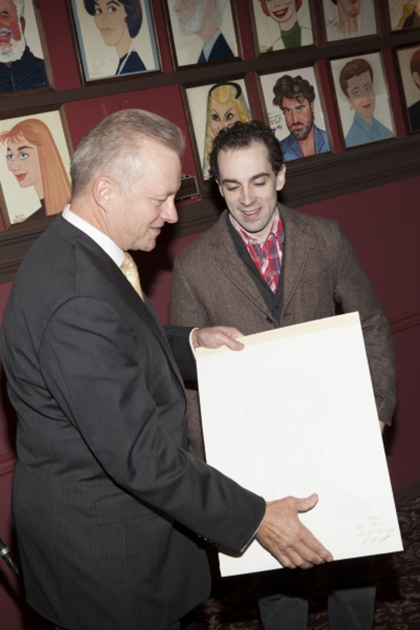 Photo Coverage: CHAPLIN's Rob McClure Receives a Portrait at Sardi's  Image