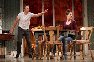 Norbert Leo Butz as 'Jack' and Katie Holmes as 'Lorna' Photo