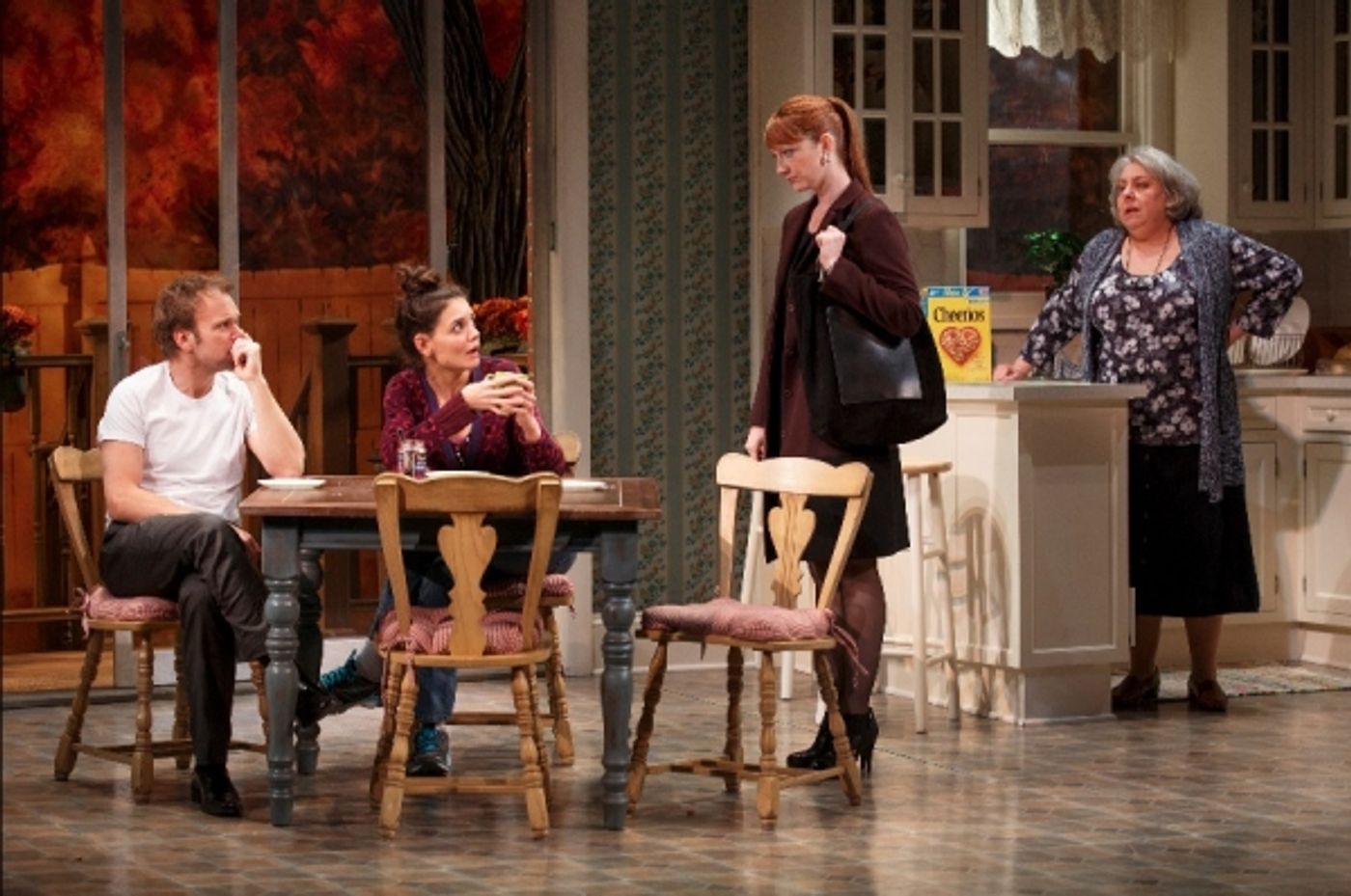 Photo Flash: First Look at Katie Holmes, Norbert Leo Butz and More in DEAD ACCOUNTS on Broadway!  Image