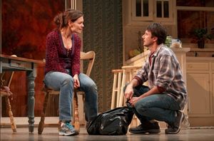 Katie Holmes as 'Lorna' and Josh Hamilton as 'Phil' @ BroadwayWorld Katie Holmes as 'Lorna' and Josh Hamilton as 'Phil' Photo