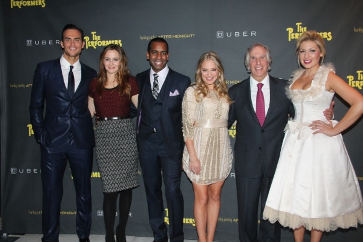 Cheyenne Jackson, Alicia Silverstone, Daniel Breaker, Jenni Barber, Henry Winkler and Ari Graynor at 