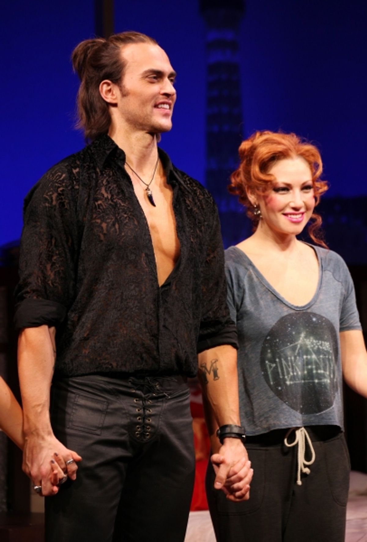 Cheyenne Jackson & Ari Graynor at 