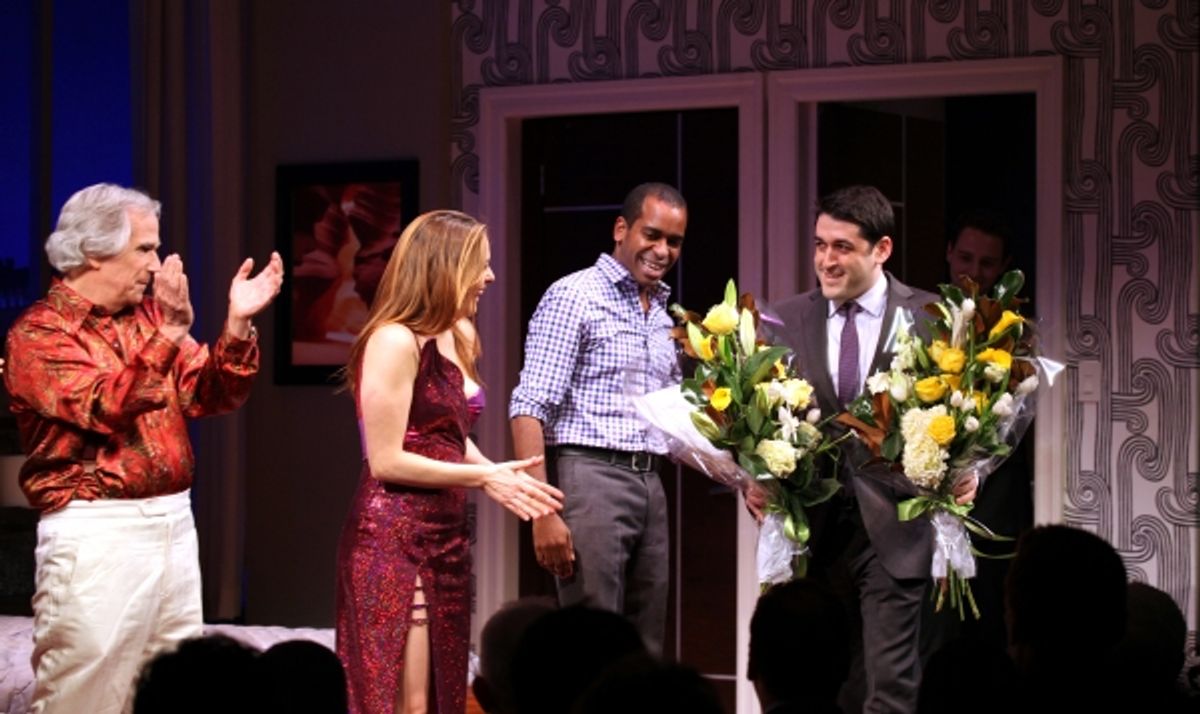 Henry Winkler, Alicia Silverstone, Daniel Breaker with Evan Cabnet & David West Read at 