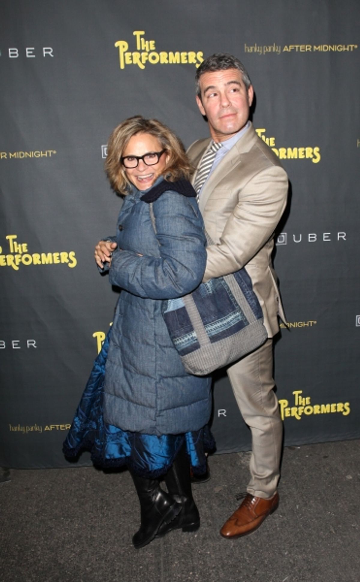 Amy Sedaris & Andy Cohen at 