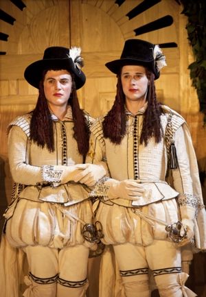 Johnny Fllynn and Samuel Barnett Photo