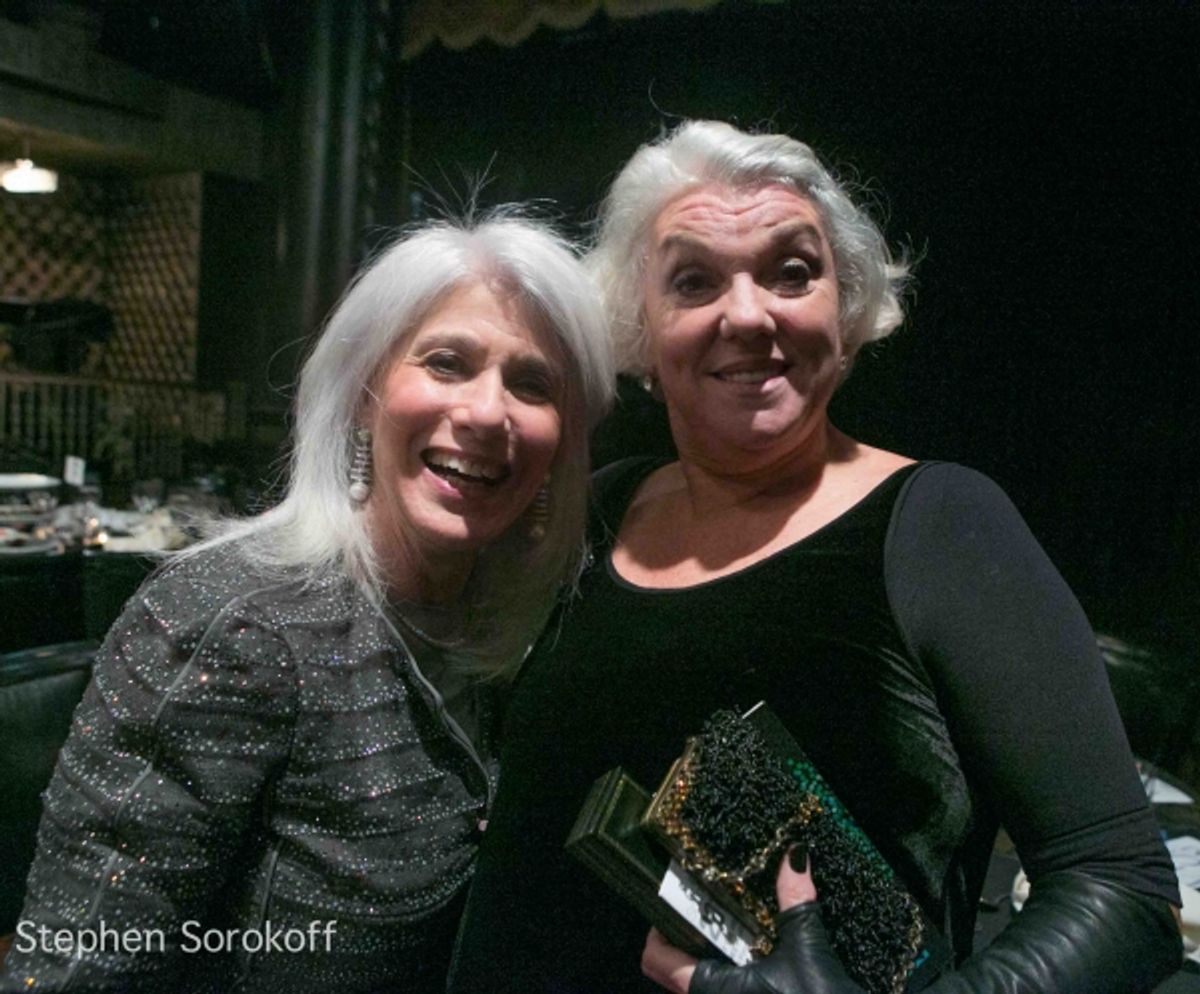 Jamie deRoy & Tyne Daly at 