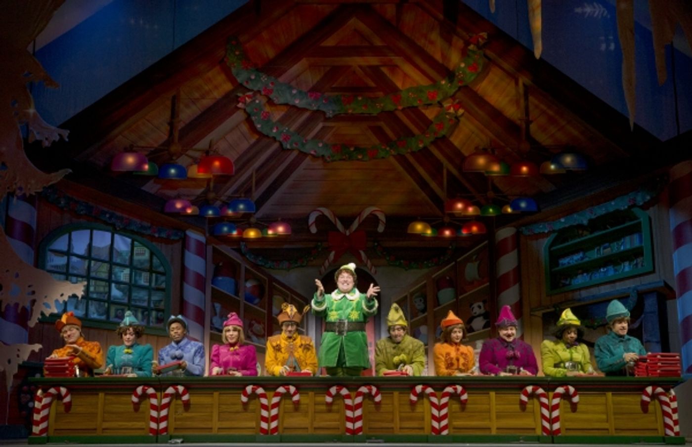 Photo Flash: First Look at Beth Leavel, Leslie Kritzer & More in ELF!  Image