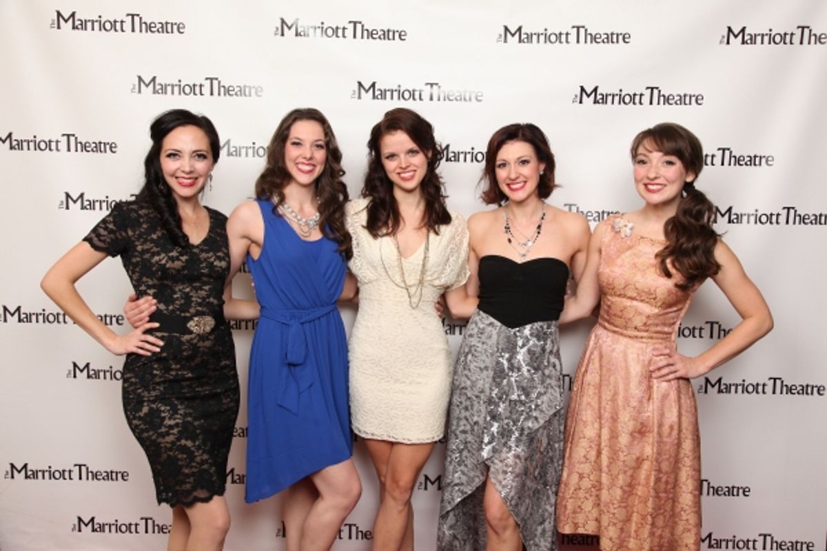 Dina Dicostanzo, Jaclyn Burch, Amanda Kroiss, Melissa Zaremba and Tiffany Topol at 