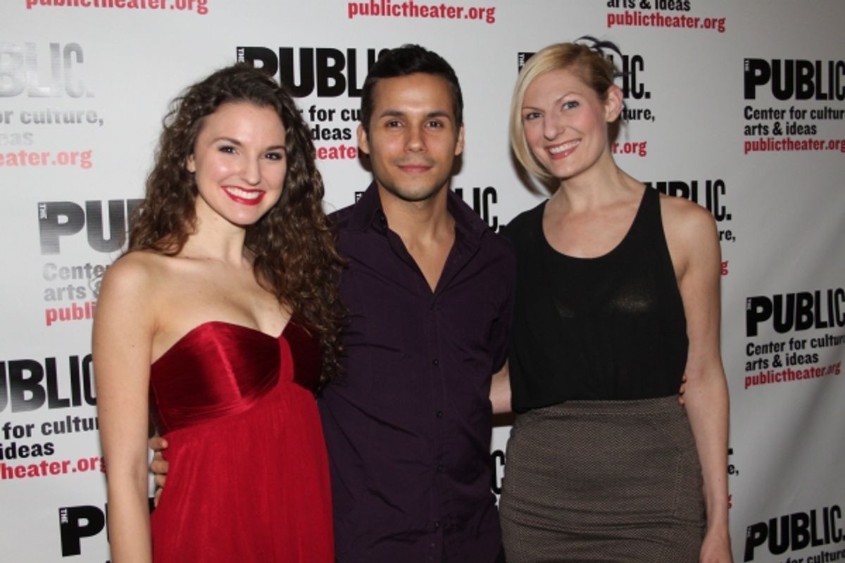 Melissa Mitchell, Xavier Cano and Rebecca Ayers
 at 