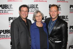 Michael Greif, Sybille Pearson and Michael John LaChiusa
 Photo