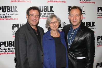 Michael Greif, Sybille Pearson and Michael John LaChiusa
 Photo