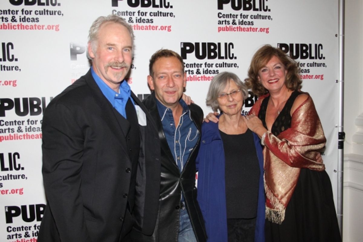 John Dossett, Michael John LaChiusa, Sybille Pearson and Michele Pawk
 at 