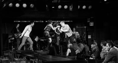 Will Swenson, Karen Olivo, Rebecca Naomi Jones & John Ellison Conlee Photo