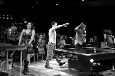 Karen Olivo, Will Swenson, John Ellison Conlee & Rebecca Naomi Jones Photo