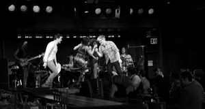 Will Swenson, Karen Olivo, Rebecca Naomi Jones & John Ellison Conlee Photo