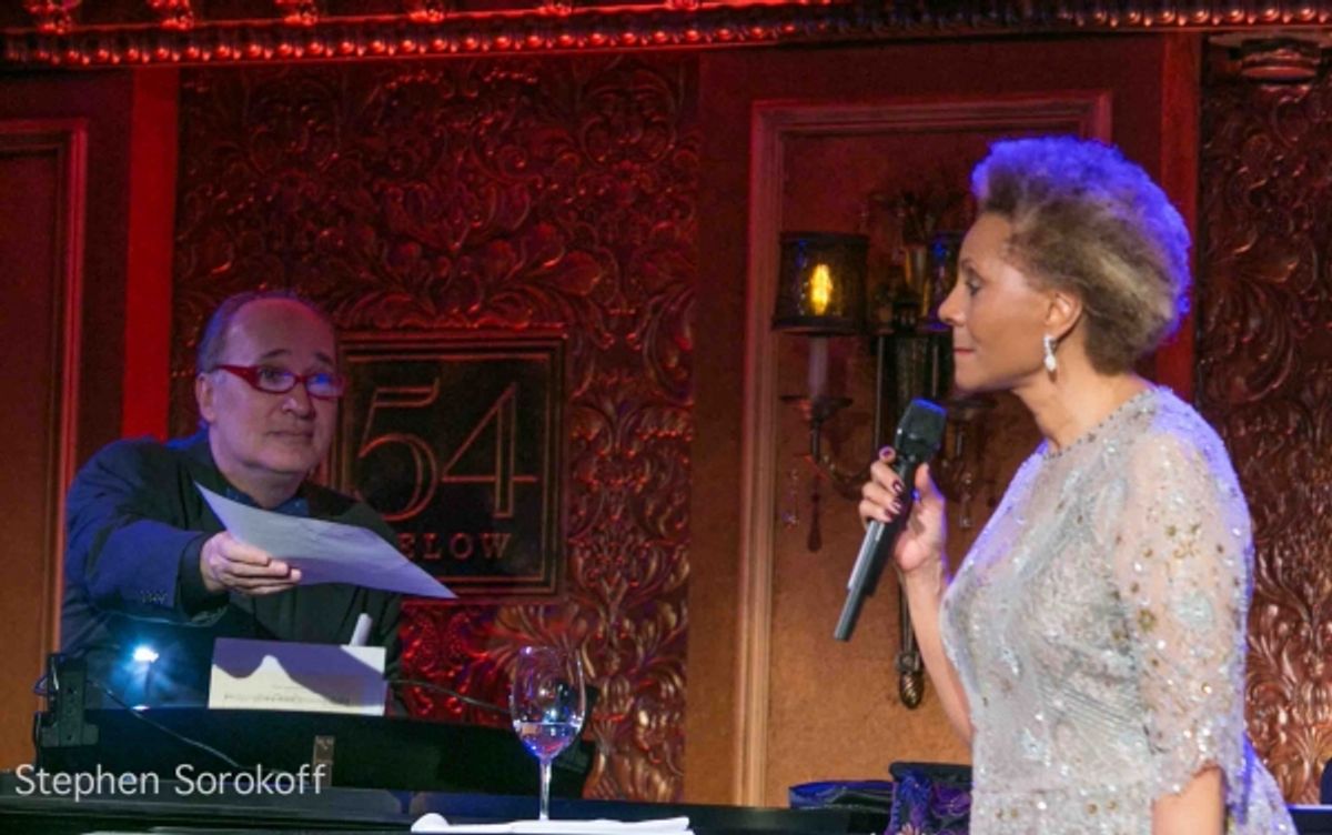 Don Rebic Music director & Leslie Uggams at 