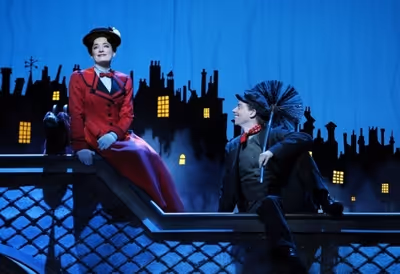Laura Michelle Kelly and Christian Borle in 2009 Photo