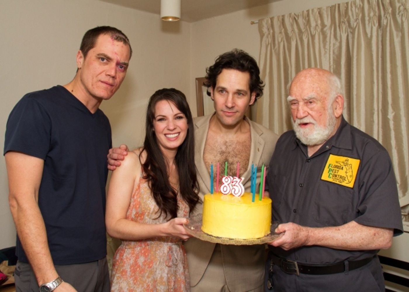 Photo Flash: GRACE Cast Celebrates Ed Asner's Birthday! Photo Flash: GRACE Cast Celebrates Ed Asner's Birthday! Image