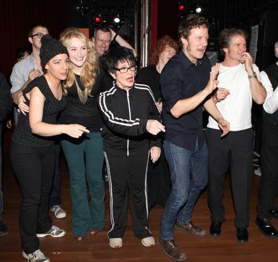 Jessie Mueller, Betsy Wolfe, Chita Rivera, Will Chase, Peter Benson
 Photo