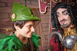 (Peter Pan) Michael Kepler Meo and (Captain Hook) John Ellingson @ BroadwayWorld (Peter Pan) Michael Kepler Meo and (Captain Hook) John Ellingson Photo