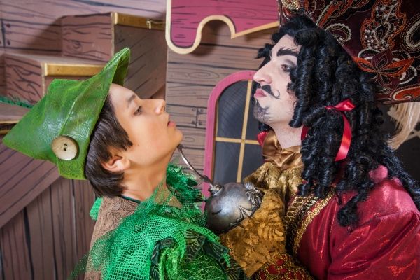 (Peter Pan) Michael Kepler Meo and (Captain Hook) John Ellingson Photo
