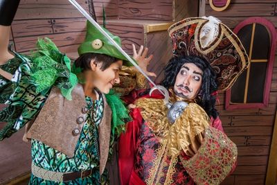 (Peter Pan) Michael Kepler Meo and (Captain Hook) John Ellingson Photo