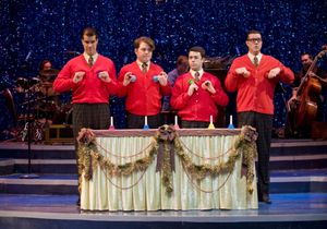 Rod Thomas (Francis), Jonathan Wagner (Sparky), Frank Paul (Jinx) and Scott Stratton (Smudge) @ BroadwayWorld Rod Thomas (Francis), Jonathan Wagner (Sparky), Frank Paul (Jinx) and Scott Stratton Photo