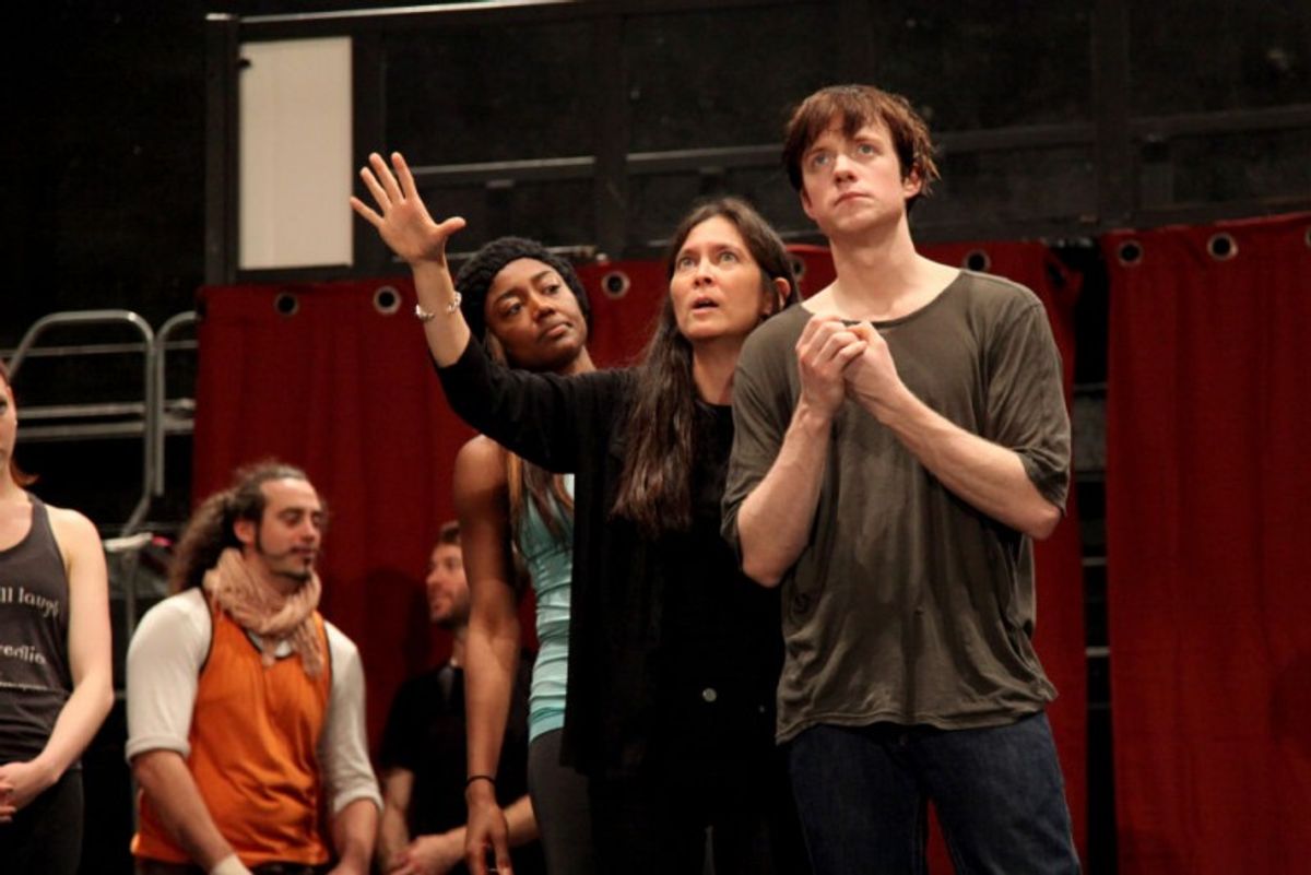 Patina Miller, Diane Paulus, and Matthew James Thomas at 