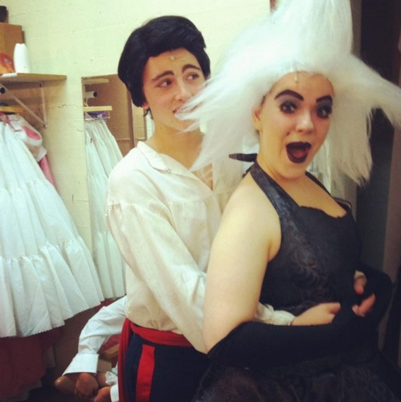 Photo Flash: Saturday Intermission Pics, Nov 17 - CHAPLIN Preps for Turkey Day, First SIPs from EDWIN DROOD, GIANT and More! Image