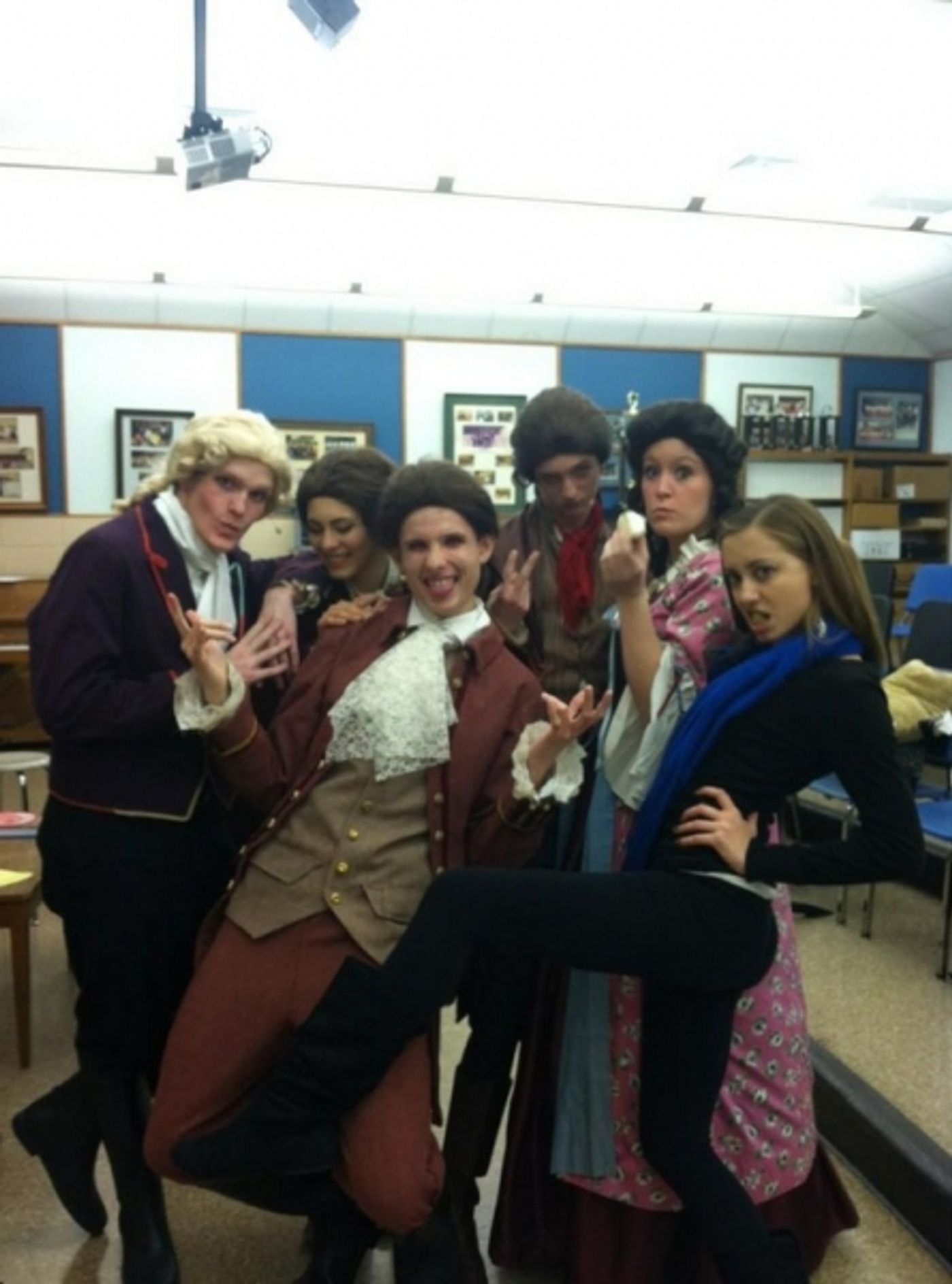 Photo Flash: Saturday Intermission Pics, Nov 17 - CHAPLIN Preps for Turkey Day, First SIPs from EDWIN DROOD, GIANT and More! Image