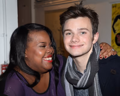 Amber Riley & Chris Colfer Photo