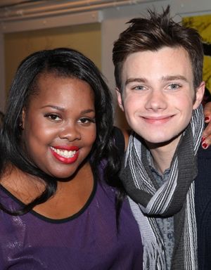 Amber Riley & Chris Colfer @ BroadwayWorld Amber Riley & Chris Colfer Photo