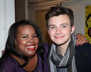 Amber Riley & Chris Colfer @ BroadwayWorld Amber Riley & Chris Colfer Photo