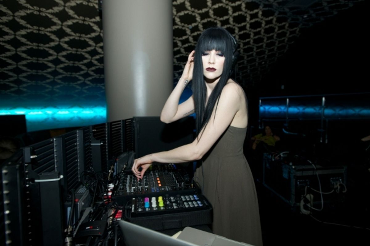Audrey Napoleon at 40th Anniversary AMAs Celebrate Electronic Dance Music