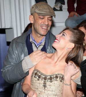 Dennis Stowe (recipient for Leap of Faith) & Lorin Latarro @ BroadwayWorld Dennis Stowe (recipient for Leap of Faith) & Lorin Latarro Photo