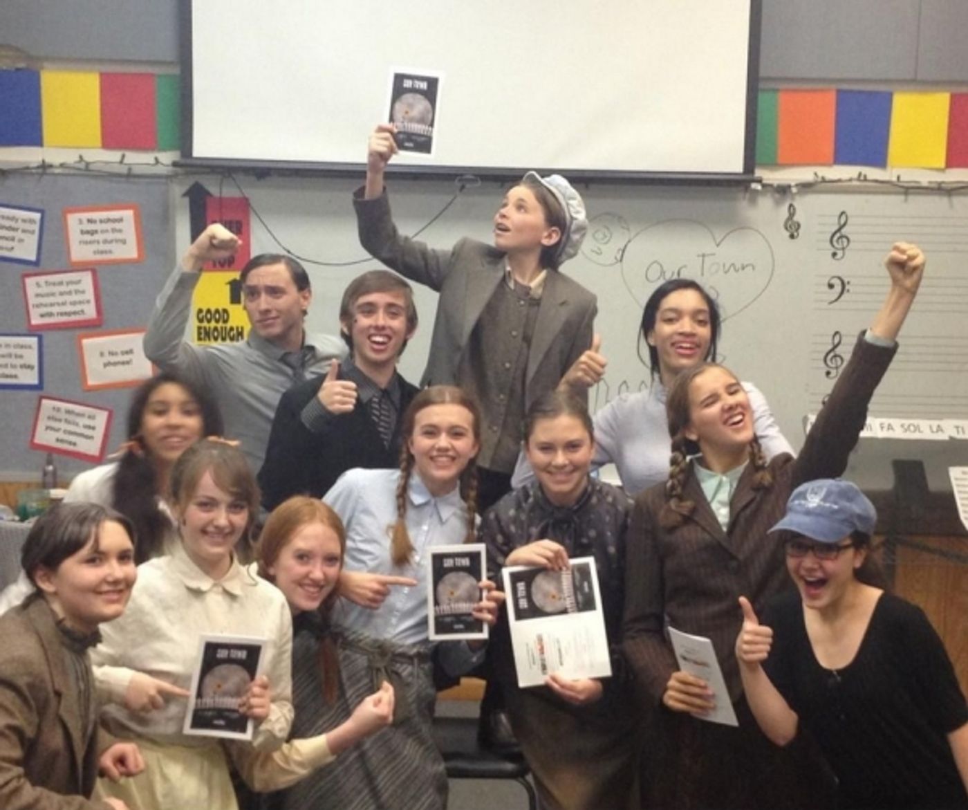 Photo Flash: Saturday Intermission Pics, Nov 17, Part 2 - EVITA Channels THE PERFORMERS, PHANTOM Does TWILIGHT & More!  Image