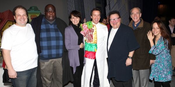 Timothy J. Alex  with Jordan Gelber, Michael Mandell, Beth Leavel, Wayne Knight, Mark Photo