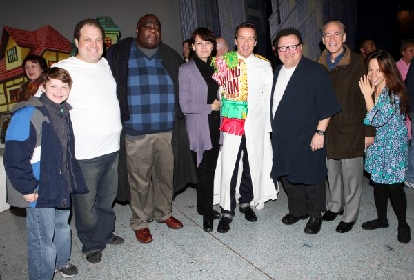 Timothy J. Alex  with Mitchell Sink, Jordan Gelber, Michael Mandell, Beth Leavel, Way Photo
