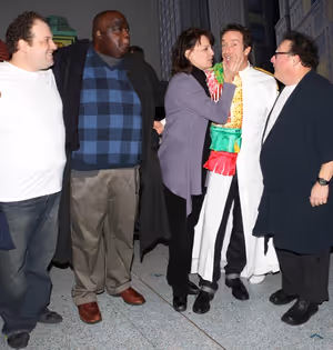 Timothy J. Alex  with Jordan Gelber, Michael Mandell, Beth Leavel, Wayne Knight  Photo