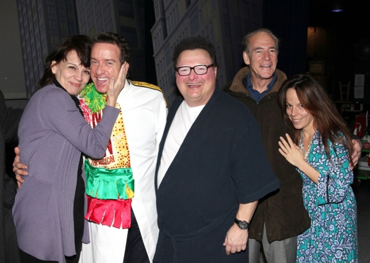 Timothy J. Alex  with Beth Leavel, Wayne Knight, Mark Jacoby & Leslie Kritzer  at 