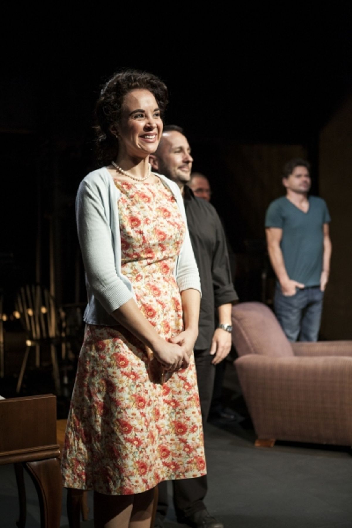 Alexandra Silber and Hunter Foster at 