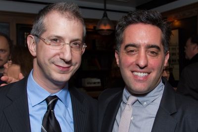 Director Barry Edelstein and playwright Nathan Englander  Photo